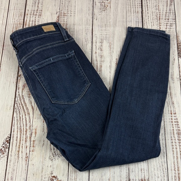 Paige “HOXTON CROP” skinny blue jeans Size 27 - Picture 11 of 12